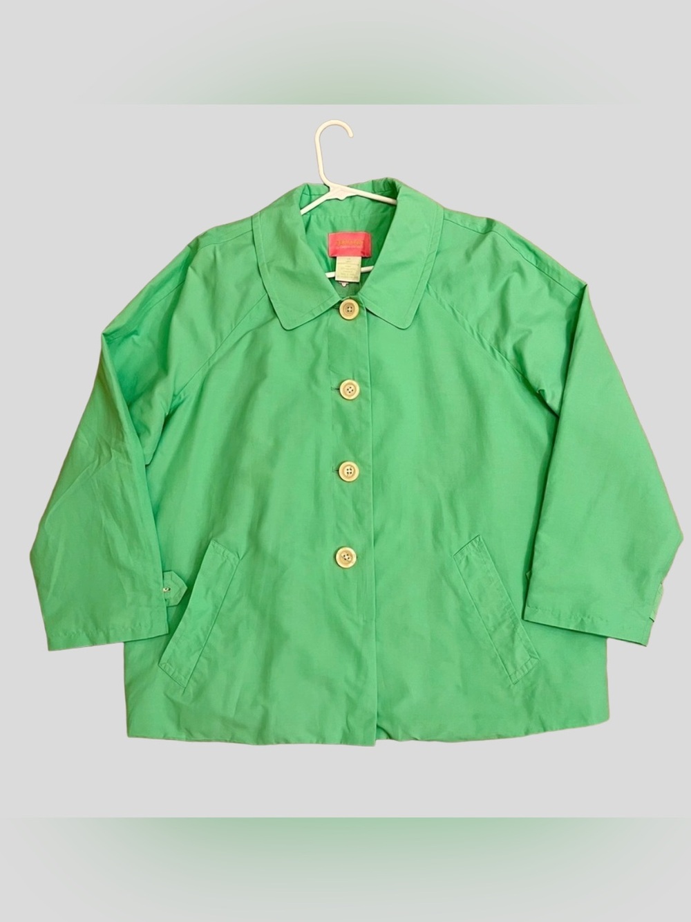Perfect by Carson Kressley Light Green Jacket Size 2X